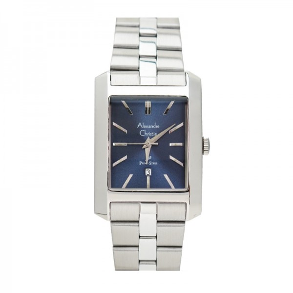 Alexandre Christie AC 1022 Silver Blue Steel Lady MDBSSBU